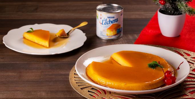 Flan de Ron Ponche