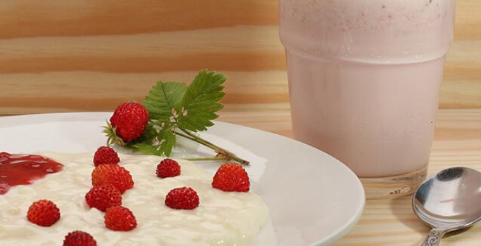 Arroz con Leche y Frutas