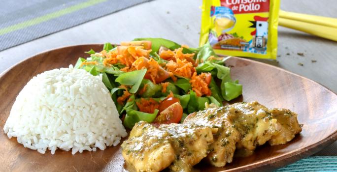 Pollo en Salsa de Mostaza Dulce