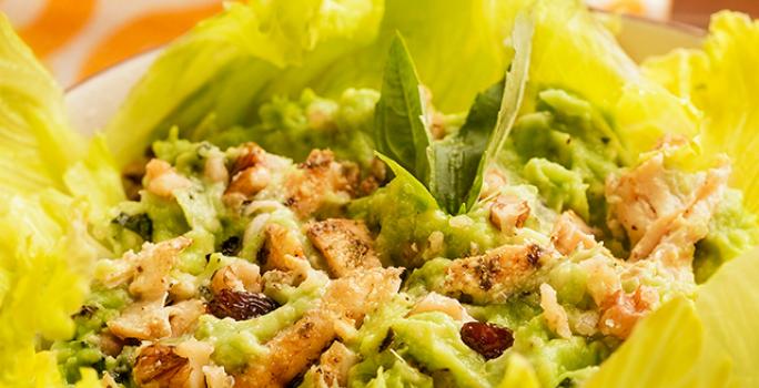 Ensalada de pollo y aguacate