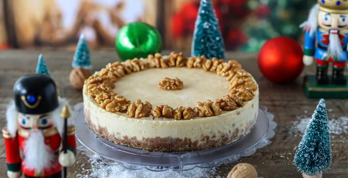Chessecake de Ron ponche y Jengibre