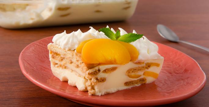 Dulce Helado de Melocotón