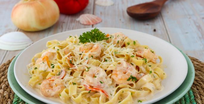 Pasta con Mariscos al Vino