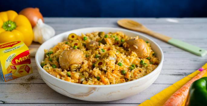 One pot con pierna de pollo