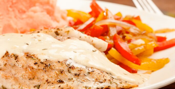 Corvina en salsa blanca