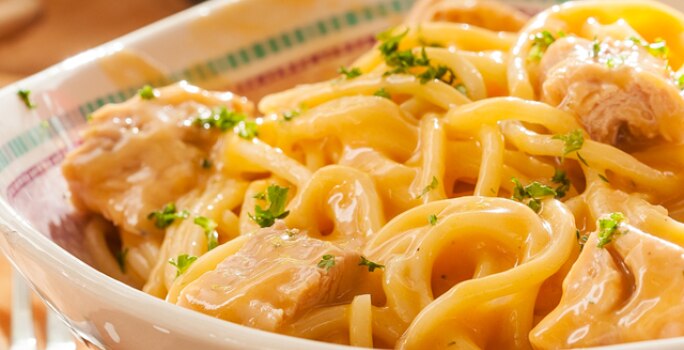 Espaguetis con mariscos