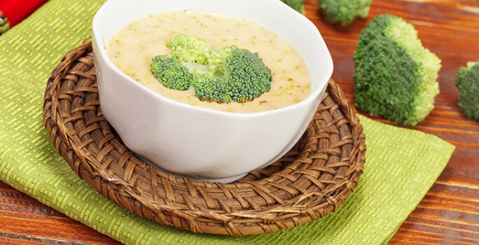 Dip de brócoli y mango