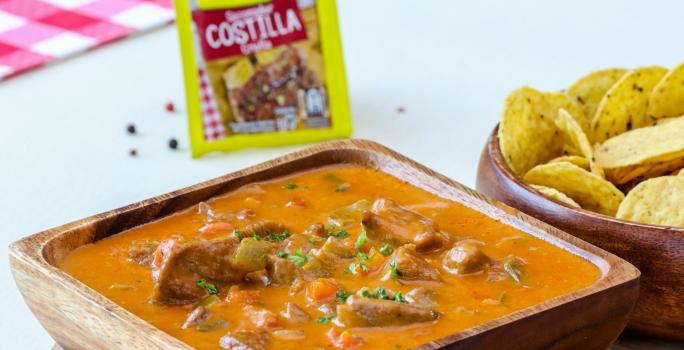 Chili con Carne y Queso Fundido