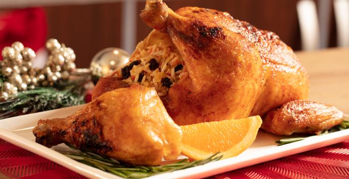 Pollo Relleno a la Naranja