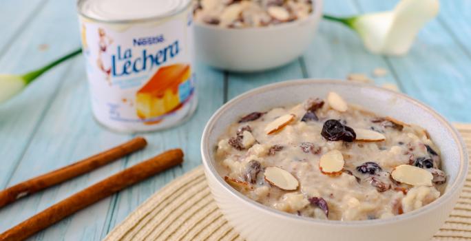 Arroz Con Leche y Frutos Secos