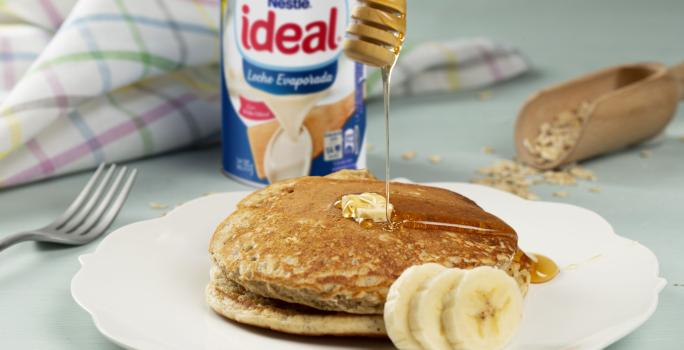 Pancakes de Banana y Avena