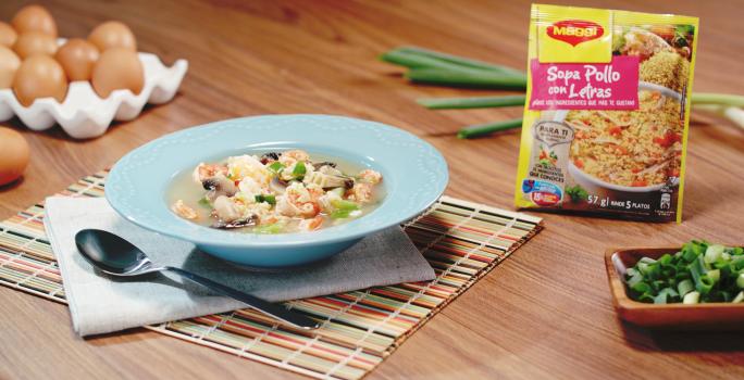 Sopa de Letras con Camarones