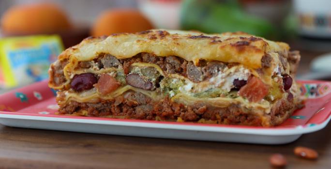 Lasaña mexicana