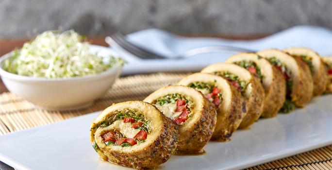Rollo de pechuga Thai