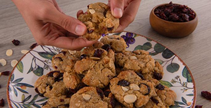 Galletas Veganas de Arándanos