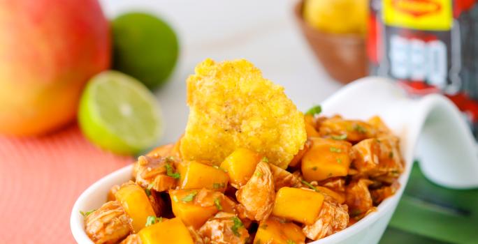 Ceviche de Mango con Pollo