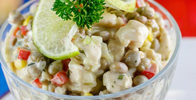 Ceviche pollo y guandú ®