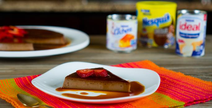 Flan de Chocolate NESQUIK