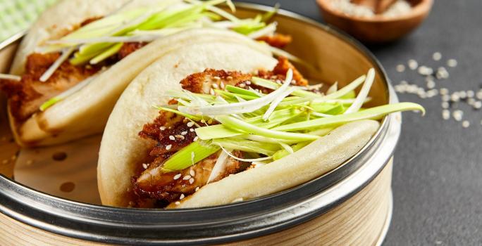 Baos de pollo