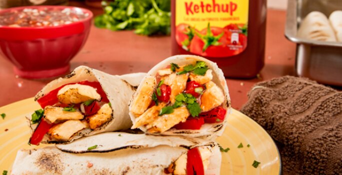 Taquitos de pollo con pimentón