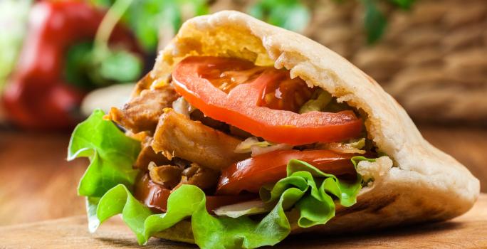 Pita de pollo