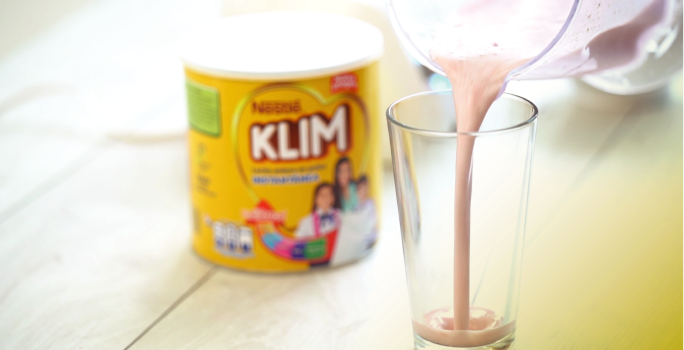 Batido de Banana y Fresa
