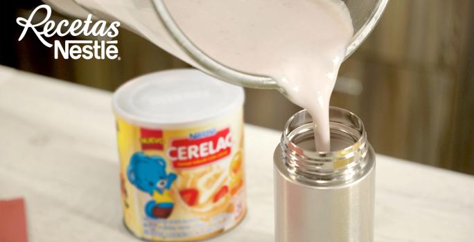 Batido de Banana y Fresa