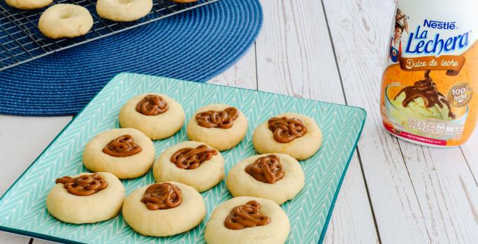 Galletas de Mantequilla con dulce de leche