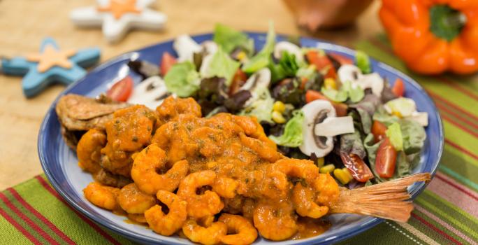 Pescado Frito con Salsa