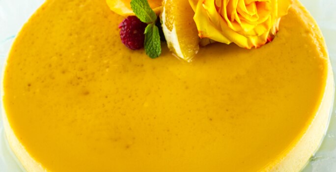 Flan de Naranja