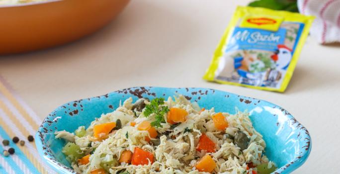 Arroz de Coliflor con Pollo