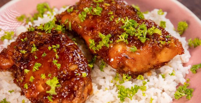 Pollo con Miel y Ajo