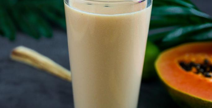 batido de papaya con cerevita avena