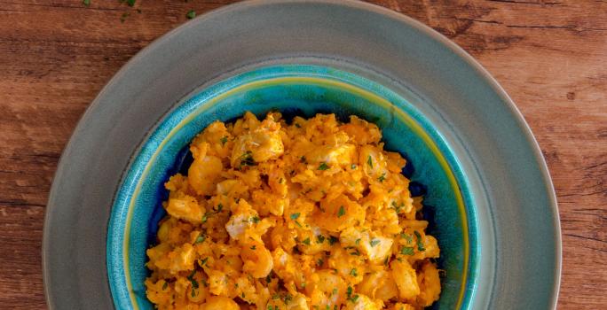 Arroz con Pollo y Camarones