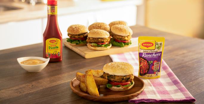 Hamburguesa de Bacalao