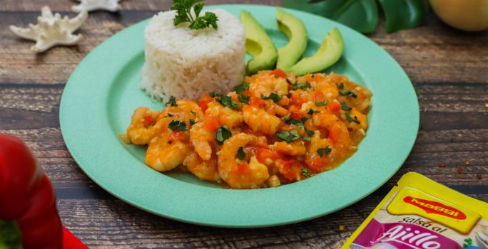 Camarones al Ajillo