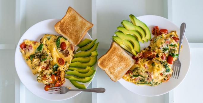 Omelette de vegetales