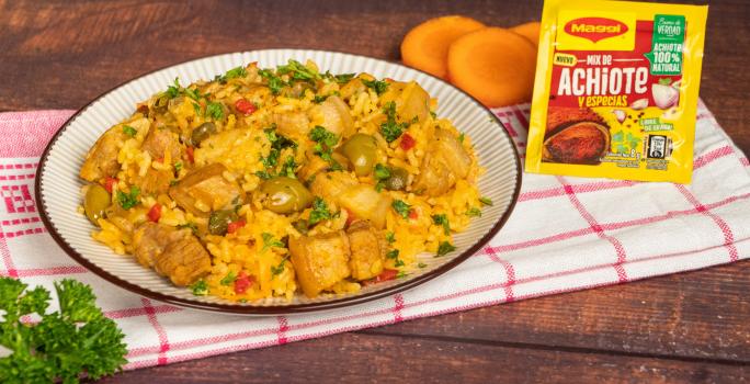 arroz con puerco