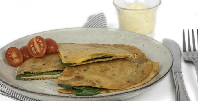 Quesadilla de Queso y Jamón