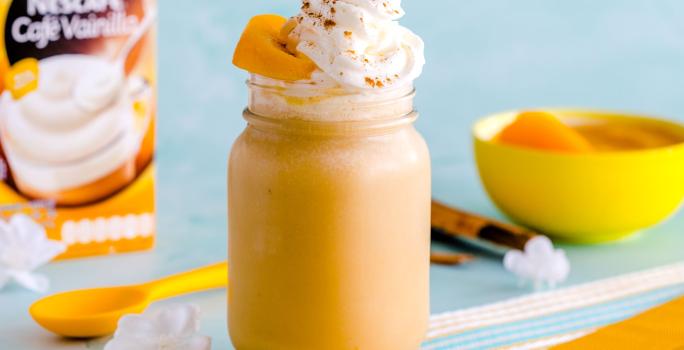 Frappe de Melocotón y Vainilla