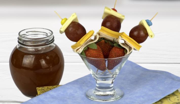 Pinchos de Jamón y Queso Pinchos de Jamón y Queso
