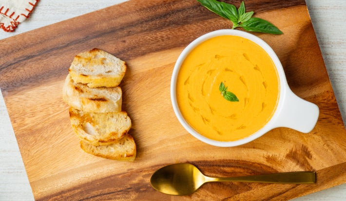 Crema de Tomate y Albahaca
