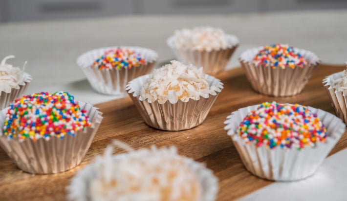 Perlas de Brigadeiro Blanco