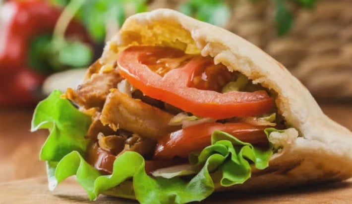 Pita de pollo