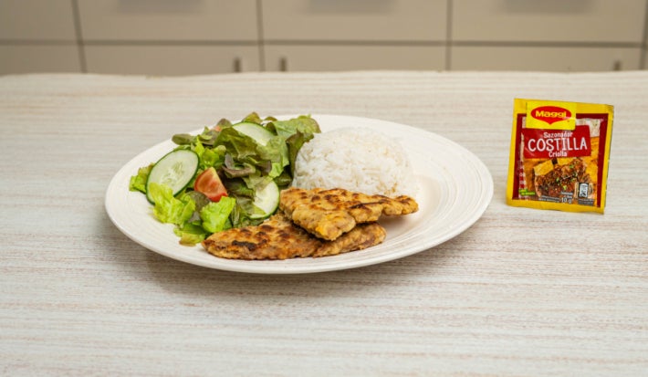 Milanesa de res con empanizado casero