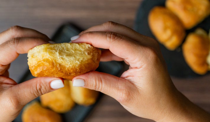Pan Casero con Crema Dulce