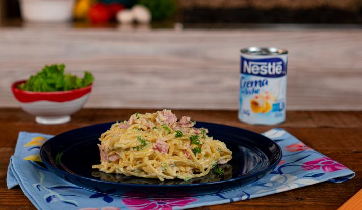 Pasta en Salsa Alfredo