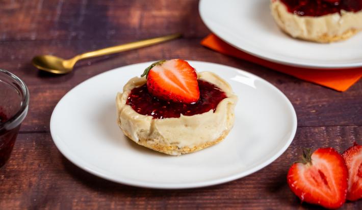 Cheesecake en microondas