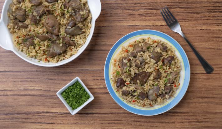 Arroz con menudos