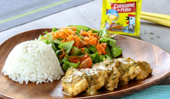 Pollo en Salsa de Mostaza Dulce